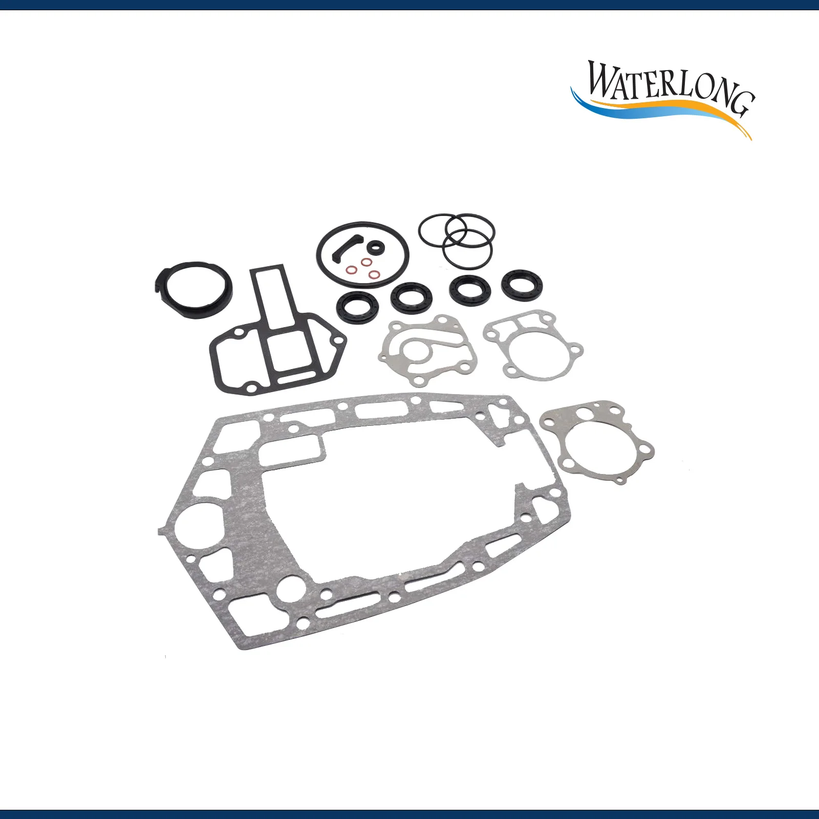 WATERLONG Lower Unit Gasket Kit Replaces menggantikan untuk Yamaha Outboard 75HP 90HP