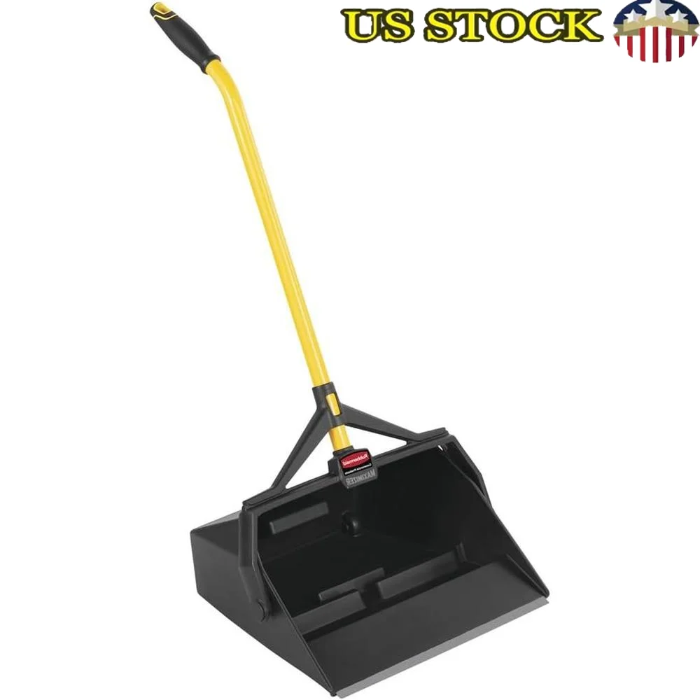 

Maximizer Wet Dry Debris Dustpan Efficient Cleanup Commercial Use Molded Baffles Prevents Leaks Ergonomic Grip Heavy Duty