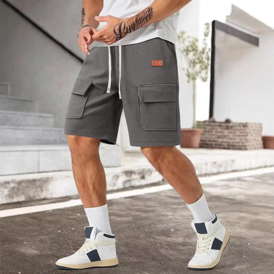 

New Arrival Men's Casual Loose Workwear Shorts Five-Quarter Length Spring Season Micro Stretch Comfortable Fit Sport Style