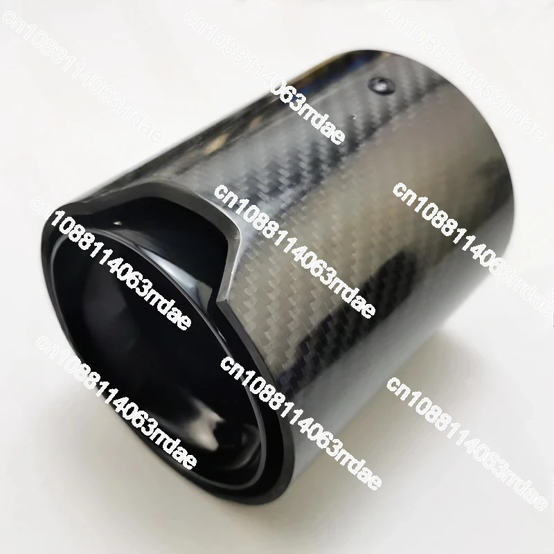 Applicable to 1 Piece Burnt Blue Carbon Fiber Exhaust Tip Muffler for BMW M Performance Exhaust Pipe M2  M3  M4   M5 F10 M6 F12