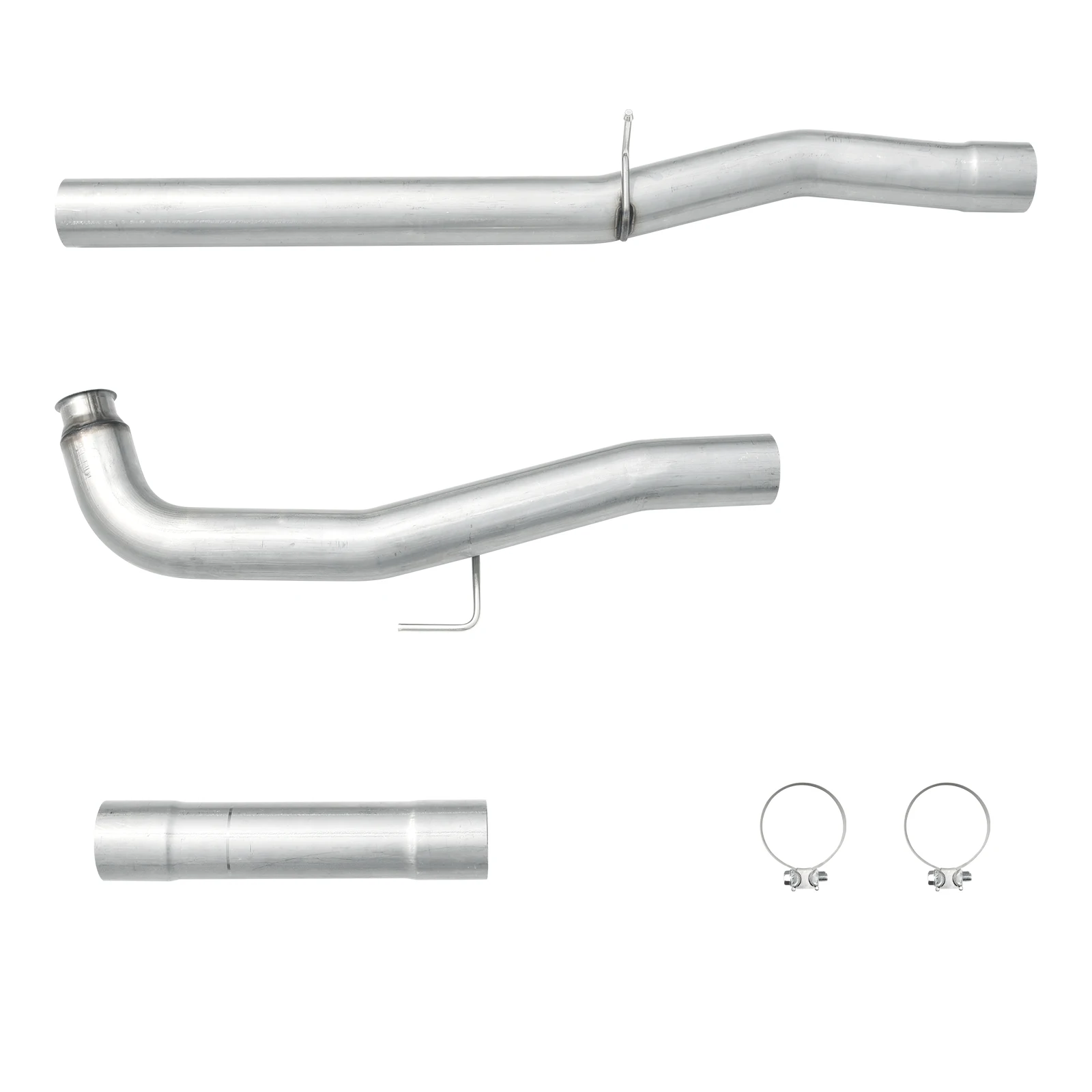 SJ-024g---6.6L Rolled-Edge 4 Inch Downpipe Exhaust For 2011-2015 GM Duramax