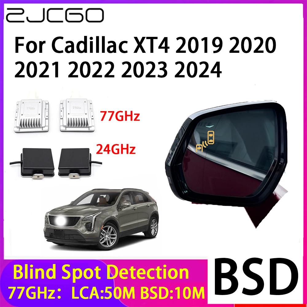 

ZJCGO Car Blind Spot Detection BSD Mirror Rear Radar Detection System for Cadillac XT4 2019 2020 2021 2022 2023 2024