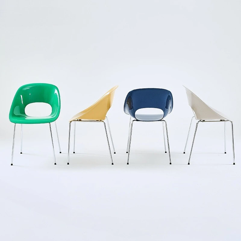 

Simple Home Dining Chair Light Luxury Sedentary Comfortable Backrest Designer Stool Nordic Restaurant Dining Table and Chair