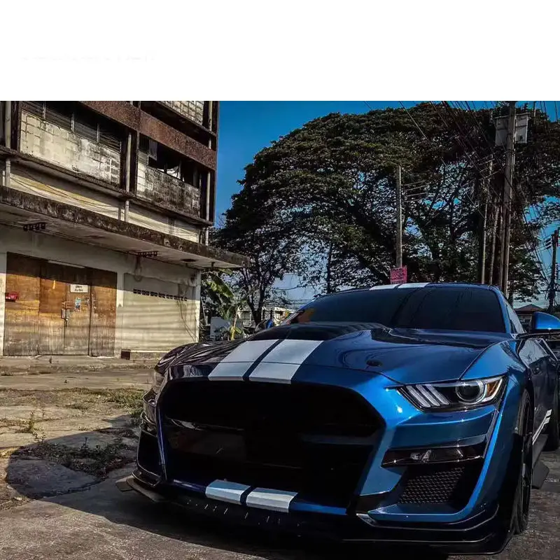 Upgrade STYLE PP For Ford Mustang 2018-2021 Bodykit Front Bumper Body kit ,Perfect installation