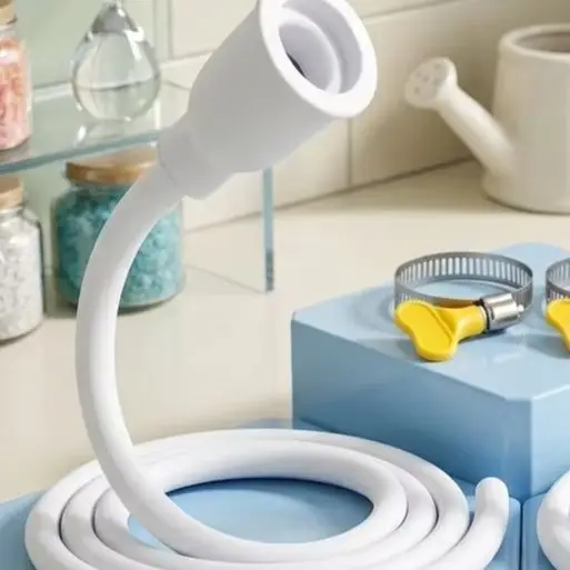 

Flexible Silicone Faucet Hose Adapter Kit With Clamps For Sink To Bucket Water Transfer 1m-3m Garden Watering Extension Pipe