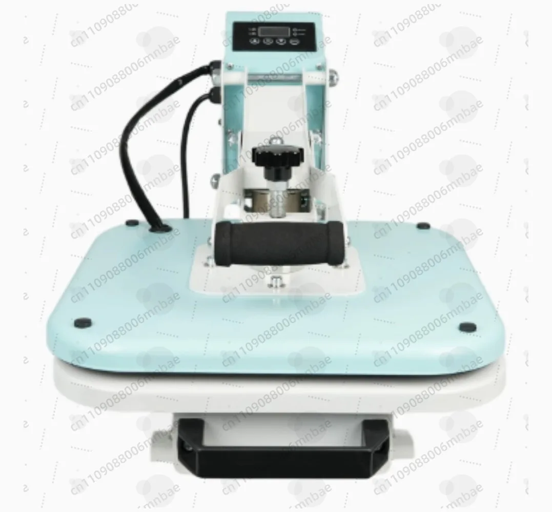 Semi-automatic Pullable Baseplate Heat Transfer Machine High Pressure Flat Press for T-shirt Clothes Logo Thermal Printing