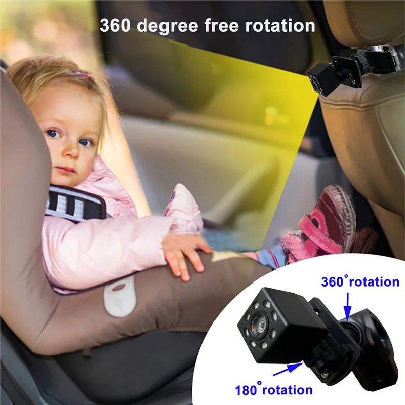 Baby Car Camera, Baby Car Rearview Mirror, 4.3 Inch Baby Car Monitor, Baby Car Seat Rearview Mirror Camera, Observe Baby
