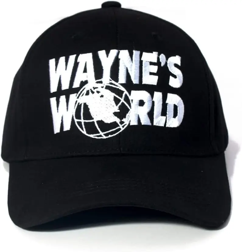 

ZIXIANNIU Wayne's Hat Embroidered Baseball Cap Halloween Cosplay Costume