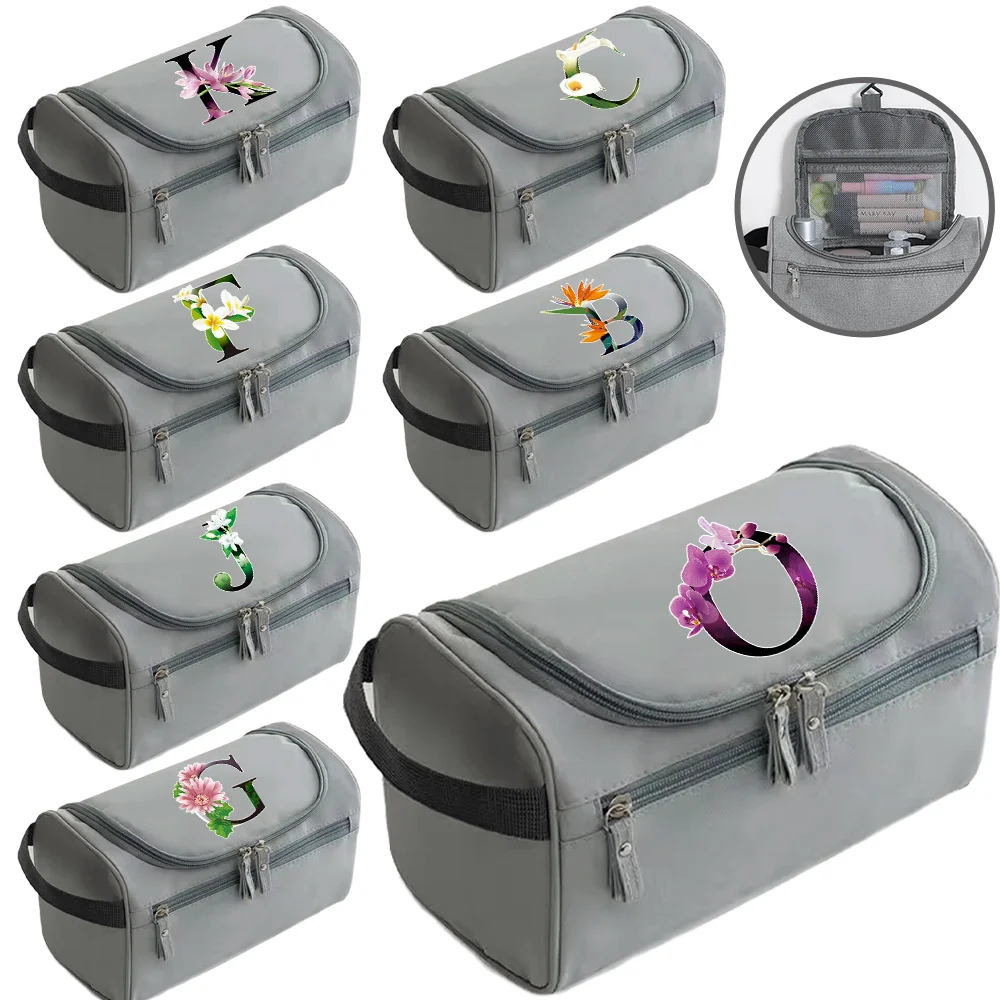 

Wash Bag Flower Color Printing Series Portable High Quality Storage Pack with Zipper Big Capacity Toiletries Organizer