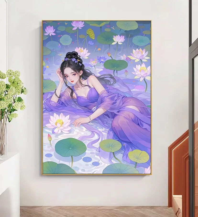 

14ct 47x63cm красивые наборы с принтом, вышивка крестиком, набор для рукоделия «сделай сам», домашний декор, поделки с иглами, нитки