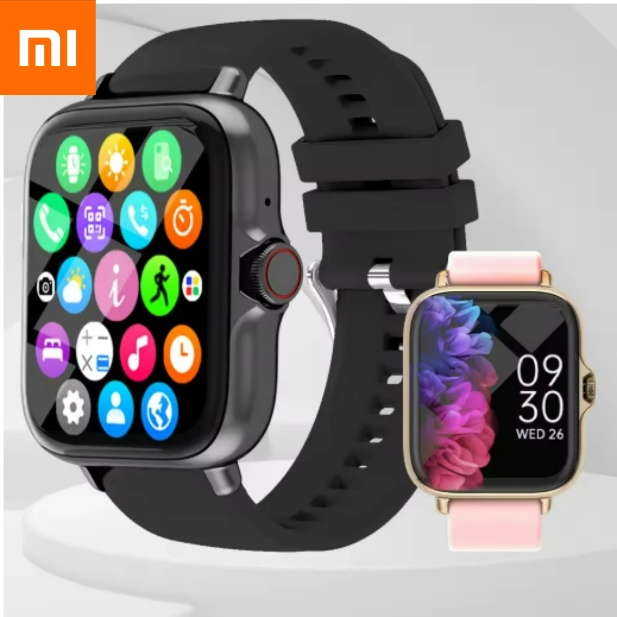 �y�Z�[�����zXiaomi 1.83�C���`�h���X�}�[�g�E�H�b�`�A���b�Z�[�W�����A�ʘb�A�������j�^�����O�A�X�|�[�c�����v�A���A���[�g�AAndroid�Ή�