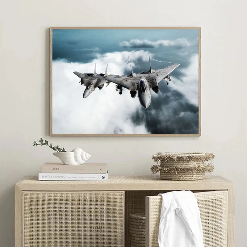 Airpower Art Collection Poster Aircraft fighter jets Pictures Canvas printing wall art decoration hanging paintings Home decor