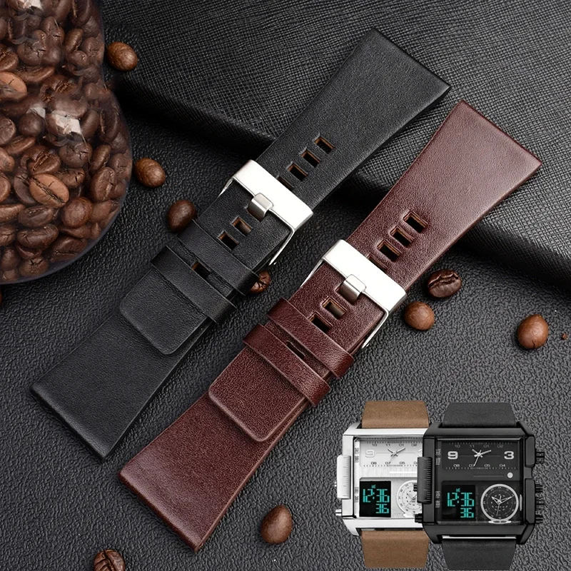 

Genuine Leather Wrist Band for Diesel DZ7406 DZ7408 DZ4280 DZ4343 Watch Strap 22mm 24mm 26mm 28mm 30mm 32mm 34mm