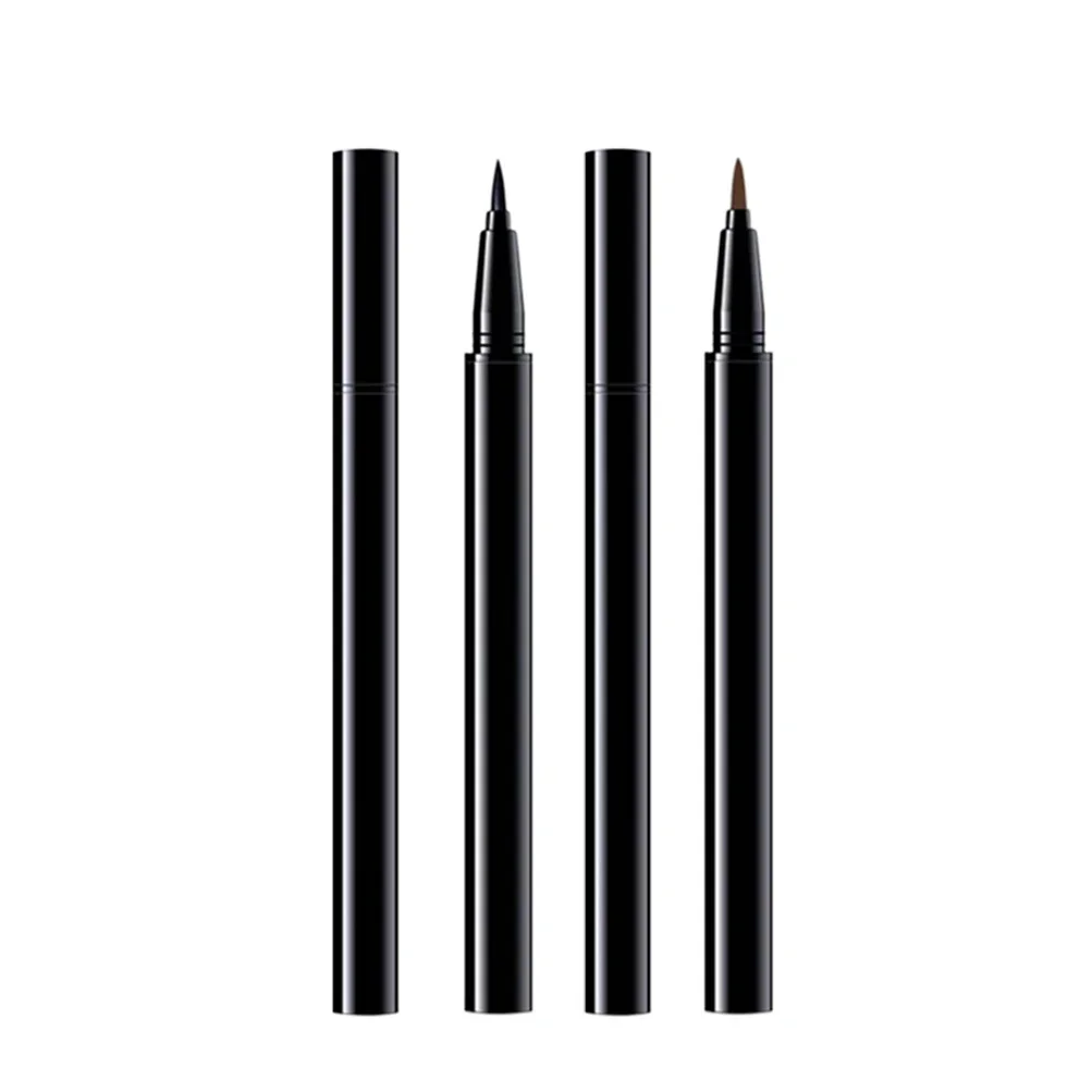 Black Eyeliner Pen Waterproof Long Lasting No Smudging Quick Drying Beauty Makeup Cosmetics Tool Private Label Custom Bulk