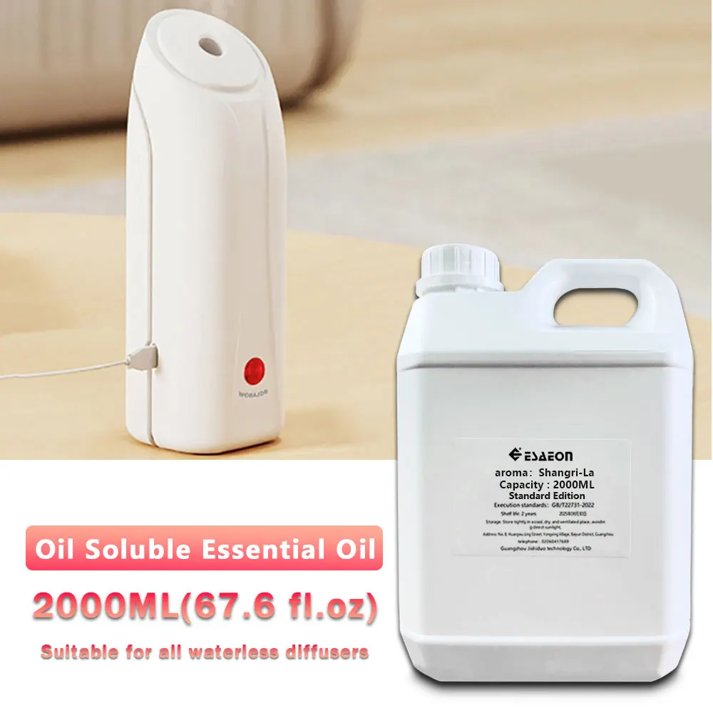 ESAEON 2000ml (67.6 fl.oz) Shangri-La/Westin White Tea Fragrant Essential Oils - Hotel Diffuser Supplement Liquid, Diffuser Oil