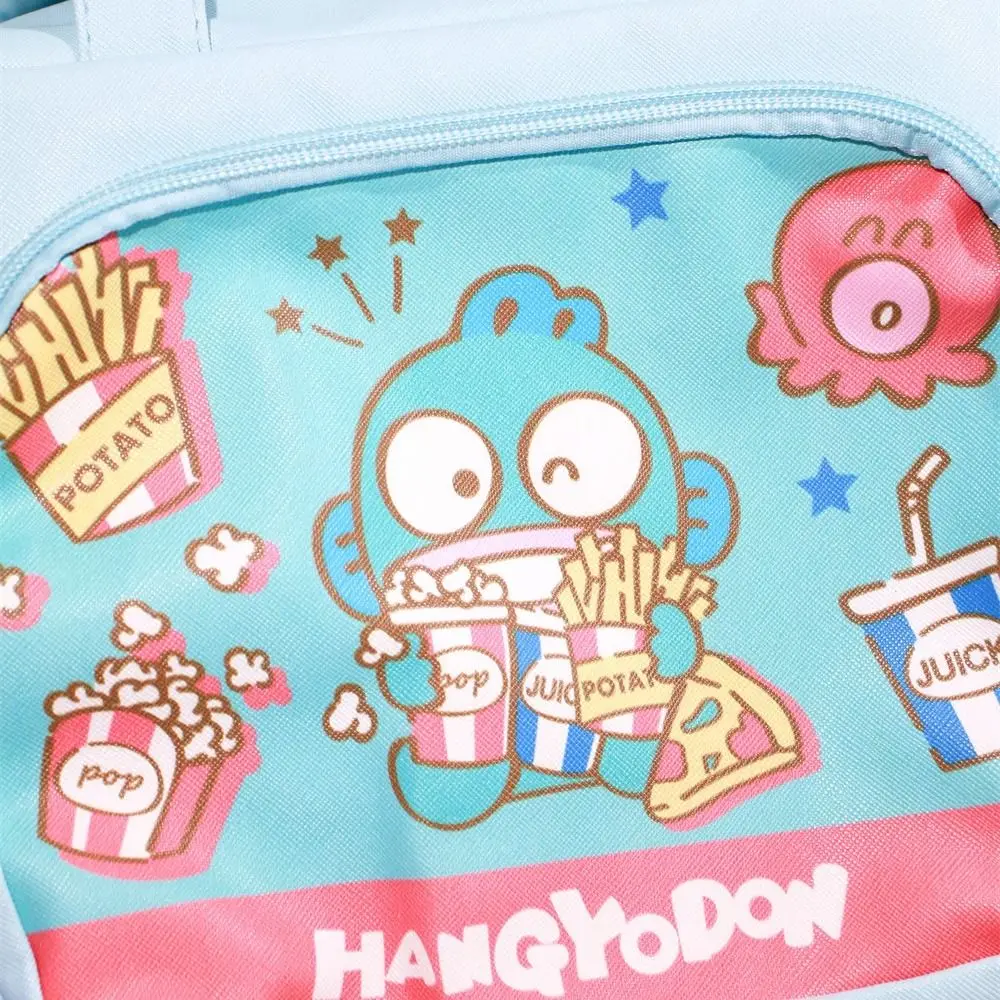 Cinnamoroll Kuromi Anime Kawaii Sanrio Ins Portable Lunch Box Bag Cute Cartoon Hangyodon Student Zipper Mommy Bag Gifts for Kids