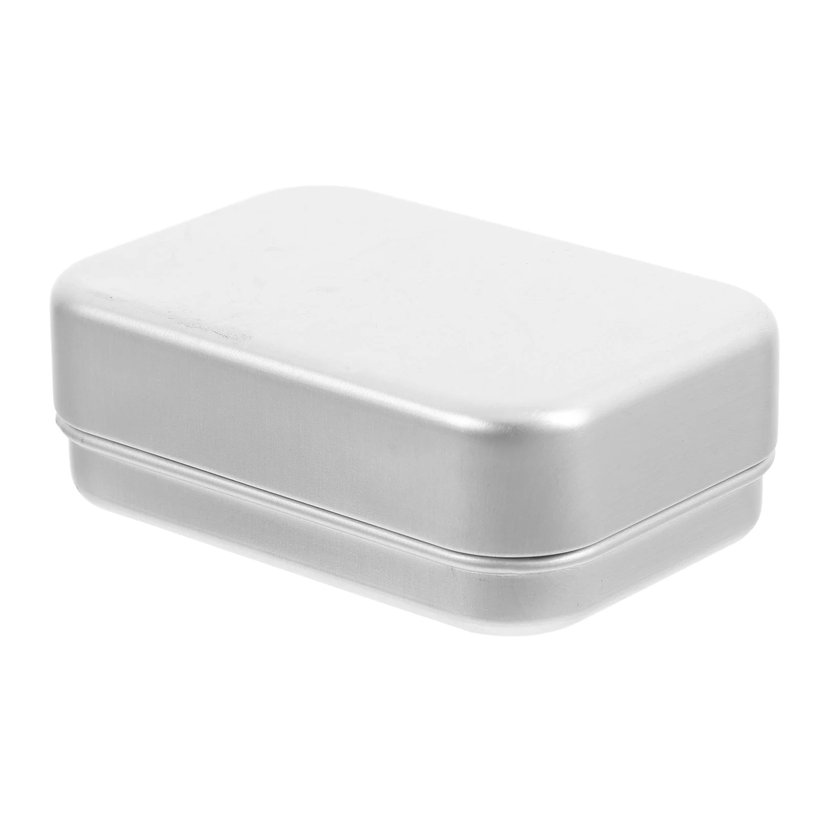Soap Box Bar of Holder Soaps Storage Travel with Cover Double Layer Dish Drain Case Aluminum Container