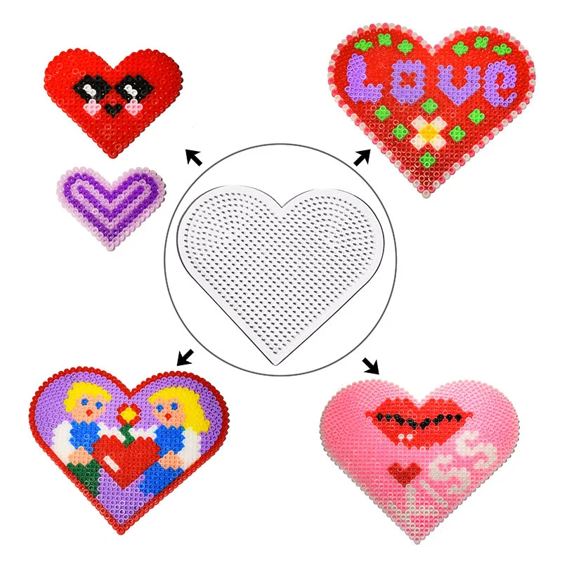 2.6mmミニメルトビーズスモールテンプレートセット |   ピクセルアートパズルハマビーズ教育玩具用DIYジュエリー製作ペグボード