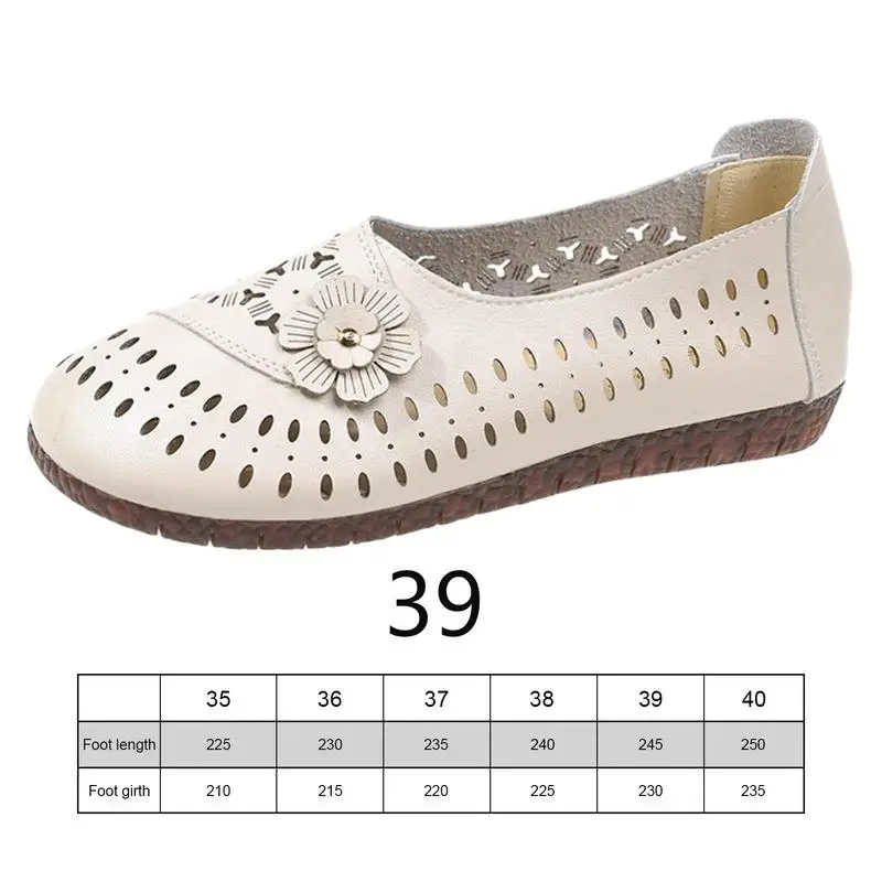 Soft Sole Leather Shoes Casual Fashion Flats Breathable Shoes Slip-on Leisure Walk Shoes Soft-Soled PU Leather Orthopedic