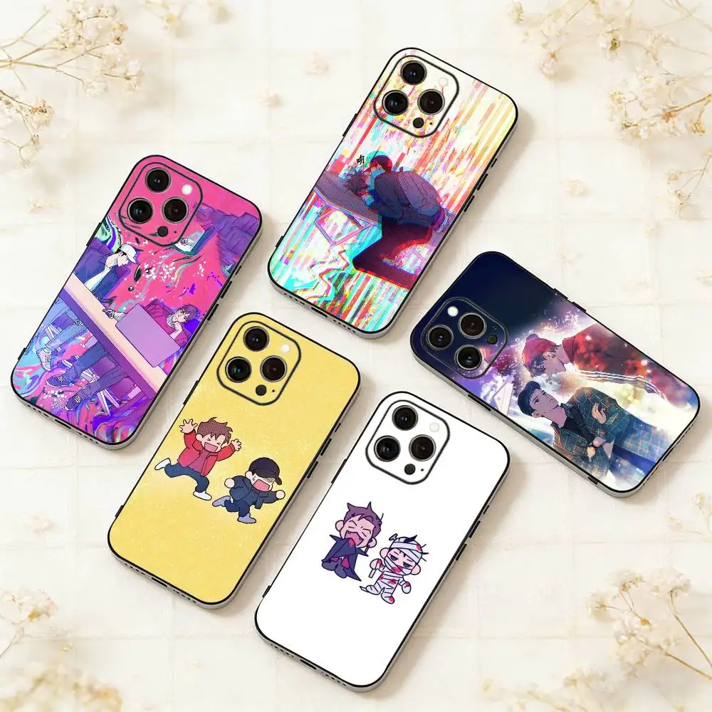 

S-Semantic Error Phone Case For iPhone 17,16,15,14,13,12,11 Plus,Pro Max,XS,Soft Silicone Black Cover