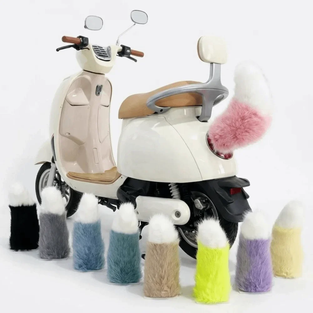 

Fluffy Remote Control Electric Bicycle Tail Realistic Versatile Car Wagging Moving Tail Self-adhesive