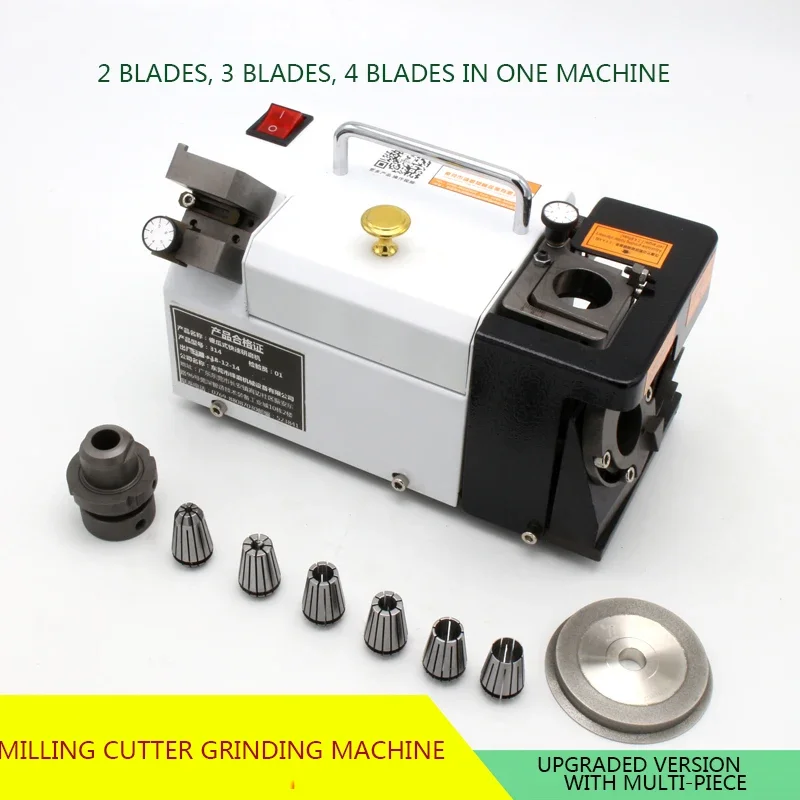 GD-314 Portable Milling Cutter Sharpener 300W 110V/220V High Precision Carbide Drill Bit Grinding Machine