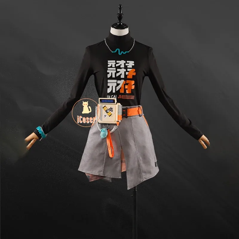 Zenless Zone Zero Belle Cosplay disfraz peluca uniforme pendientes collar horquilla Phaethon Wise nueva Eridu fiesta de Halloween para mujeres