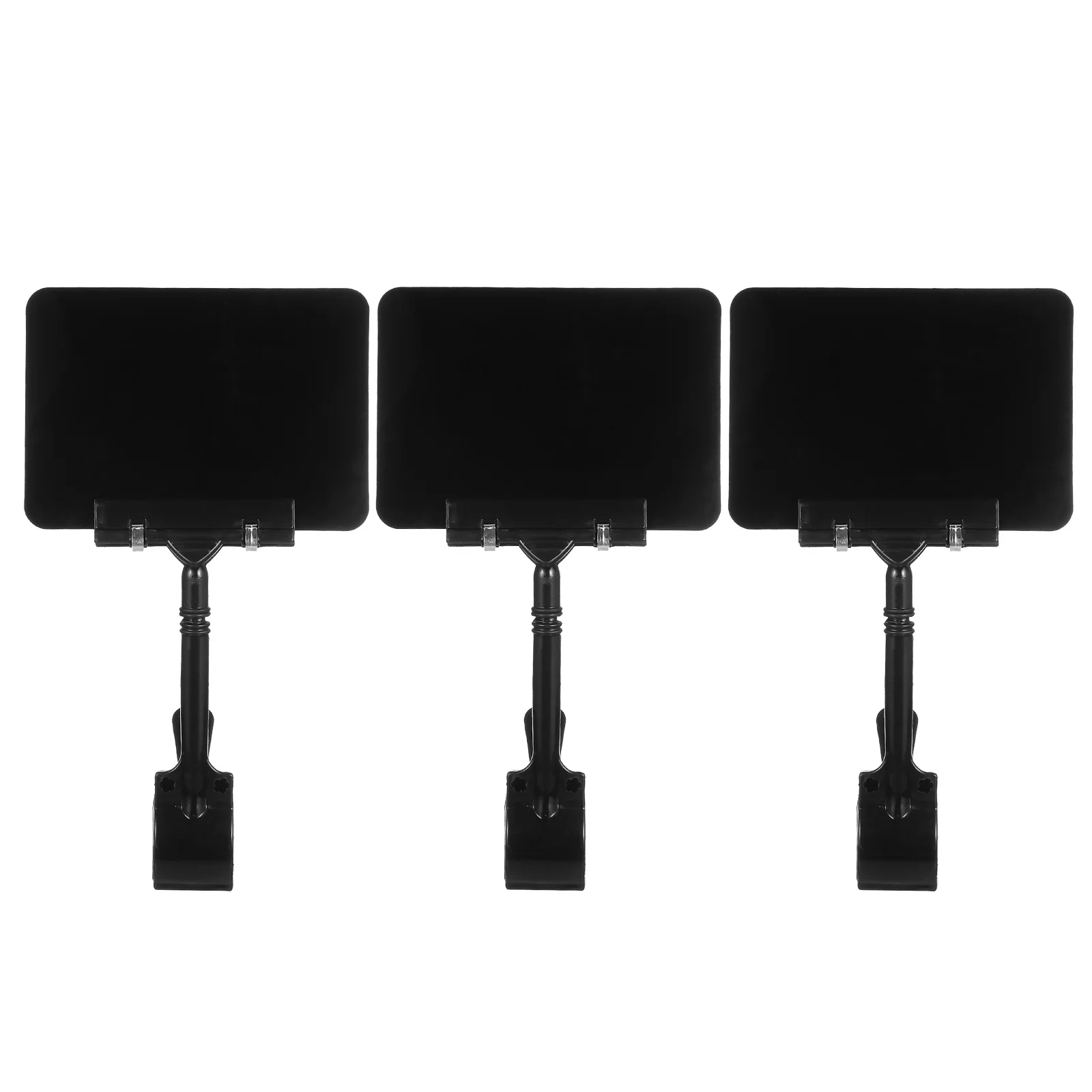 

3pcs Price Tag Holder Chalkboard Clips Label Stand For Food Display Sign Clip Advertising Rack Desk Organizer Label Rack