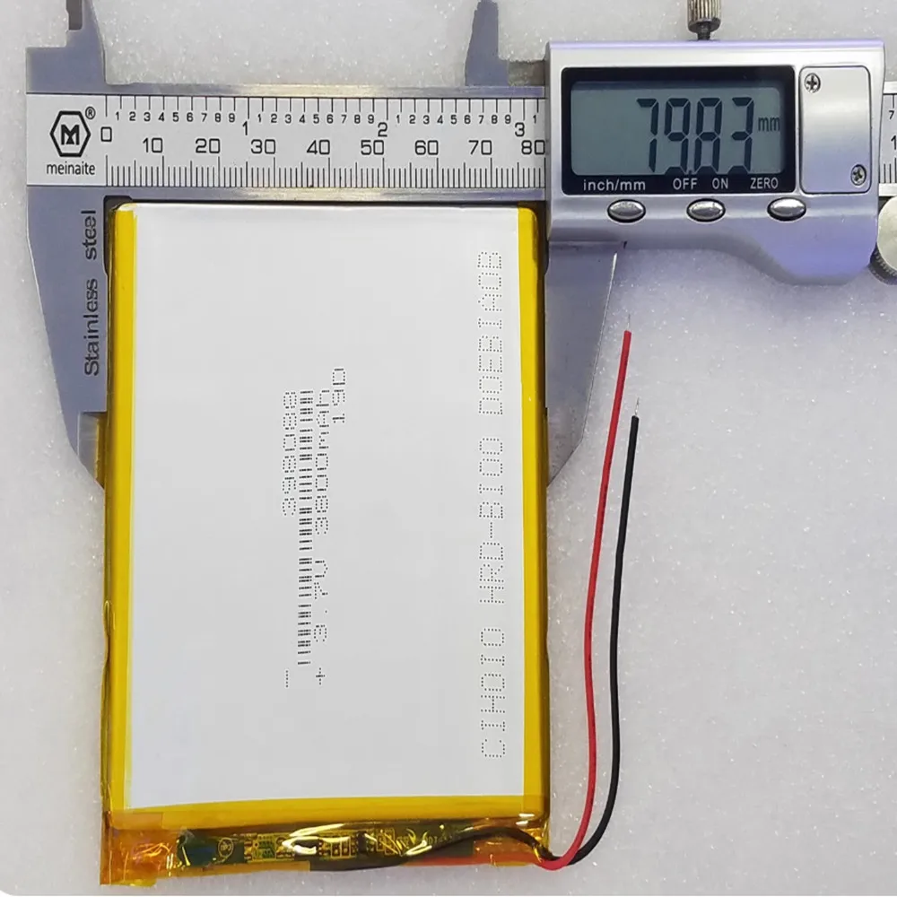 388090 398088 408090 3.7V 3800mah Lithium Polymer Rechargeable Battery With Protection Board 7 8 inch 8inch 9inch Ainol Aurora