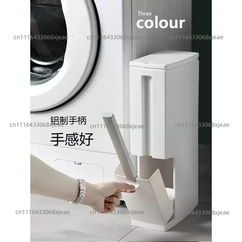 Toilet trash can Household narrow slot toilet brush classification Household integrated toilet bucket Seam with lid wastebasket