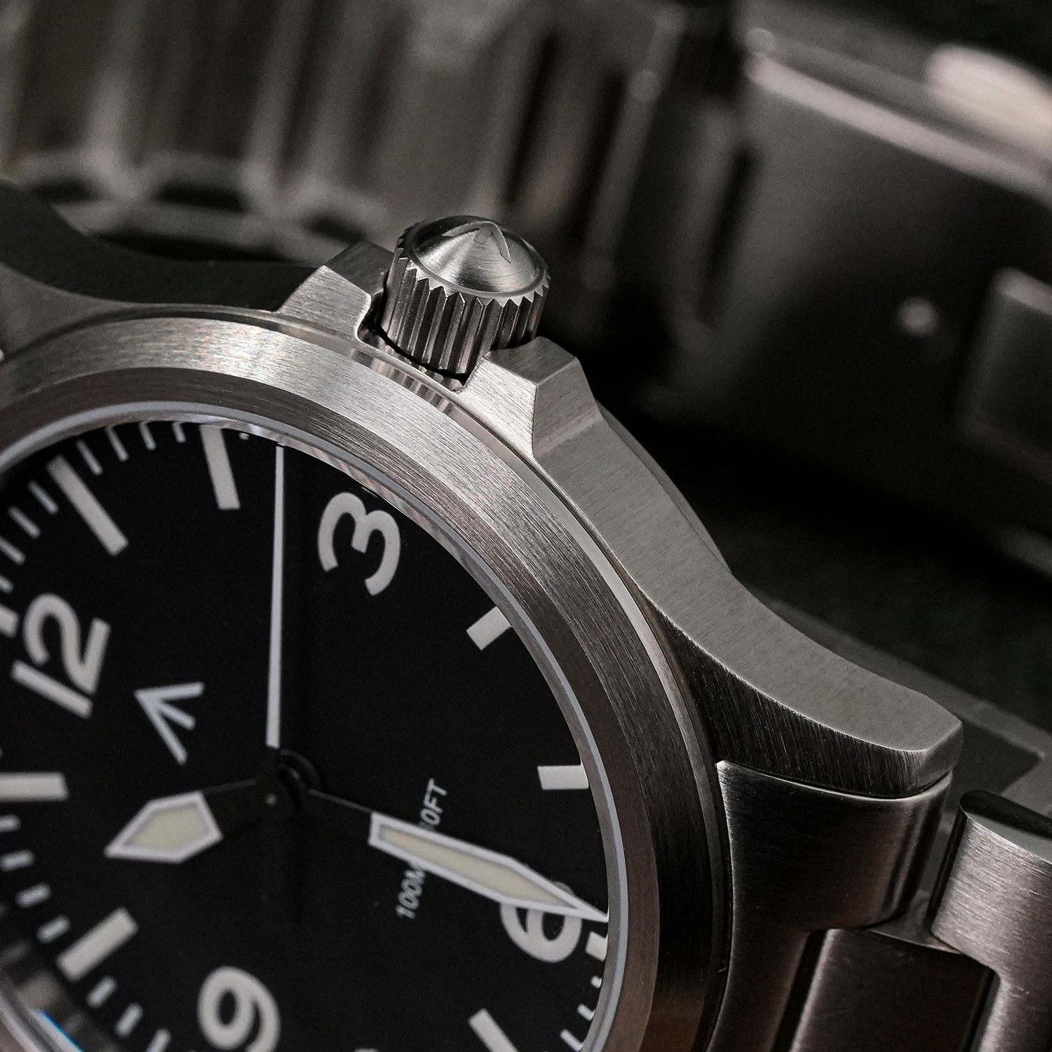 MILITADO ML18 36 مللي متر ساعة VH31 سويب ثانية حركة كوارتز 316L الصلب الياقوت BGW9 Lume 100 متر مقاوم للماء ساعة يد رجالي #3