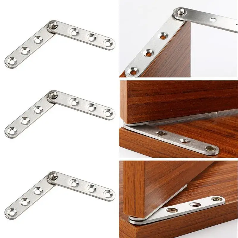 2/4/8pcs of modern cabinet/wardrobe hinges - revolving door installation, durable accessories, door brackets, smooth surface