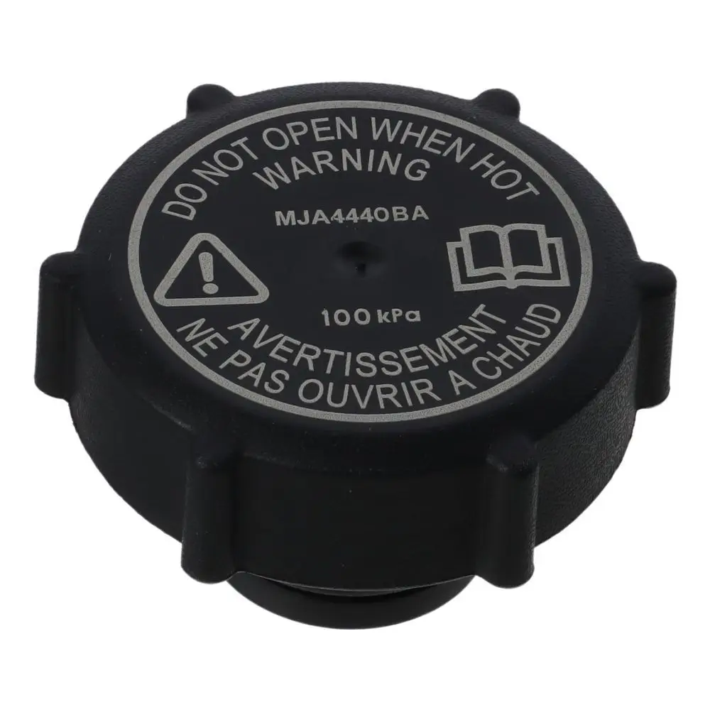 

Простая в использовании крышка радиатора 2,36*1,49 дюйма, 100 кПа, пластик и металл, черная MJA4440BA, черная крышка радиатора для Jaguar XJ6 1997 г.