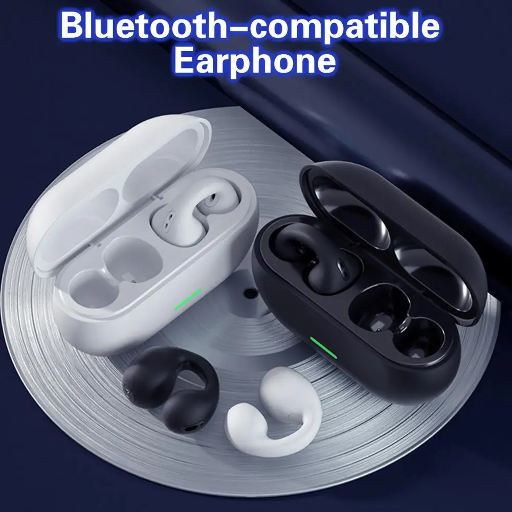 S2 Bluetooth-compatible Earphones Bone Conduction Ear Clip Painless Noise Reduction Surround Sound Wireless Earbuds Headphones S