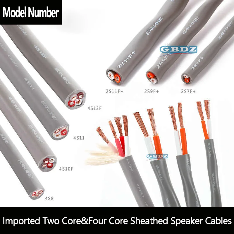 

2 /4 Cores Twisted Pair Surround Speaker Audio Speaker Sheath Cable Mobile Audio Speaker Cable 2s9f+ / 2s11f+ / 4s12f+, 2 * 2.18