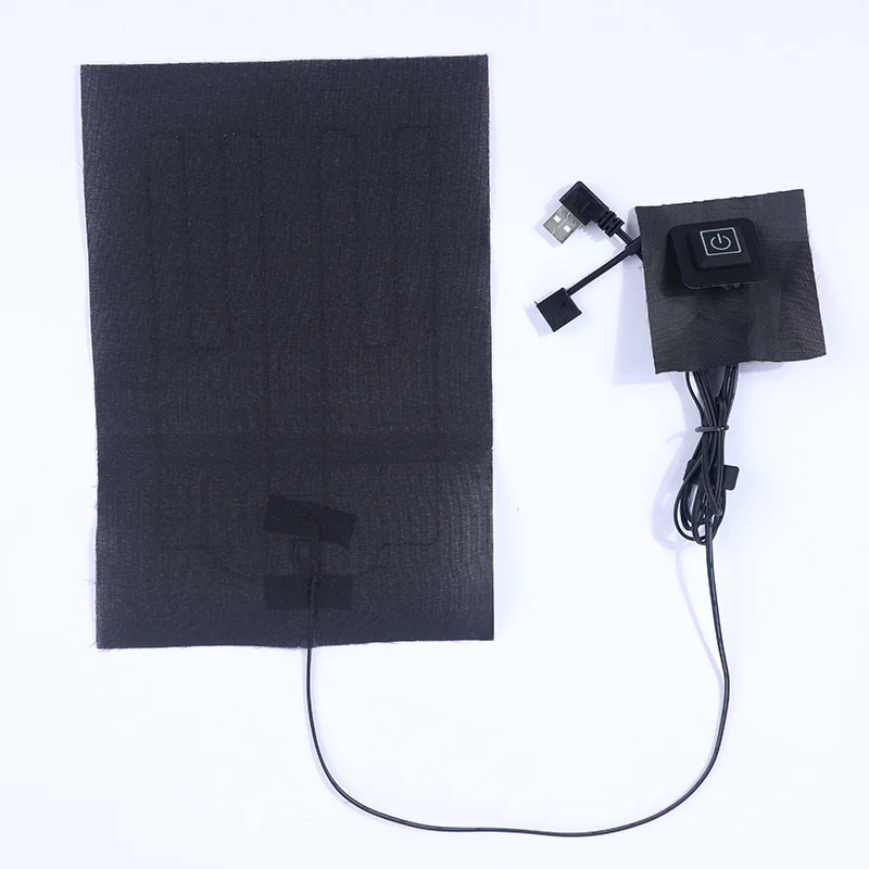 Parche de calefacción de ropa de pasta caliente USB calentador eléctrico, pegatina de aislamiento térmico, artefacto a prueba de frío, dispositivo auxiliar para invierno