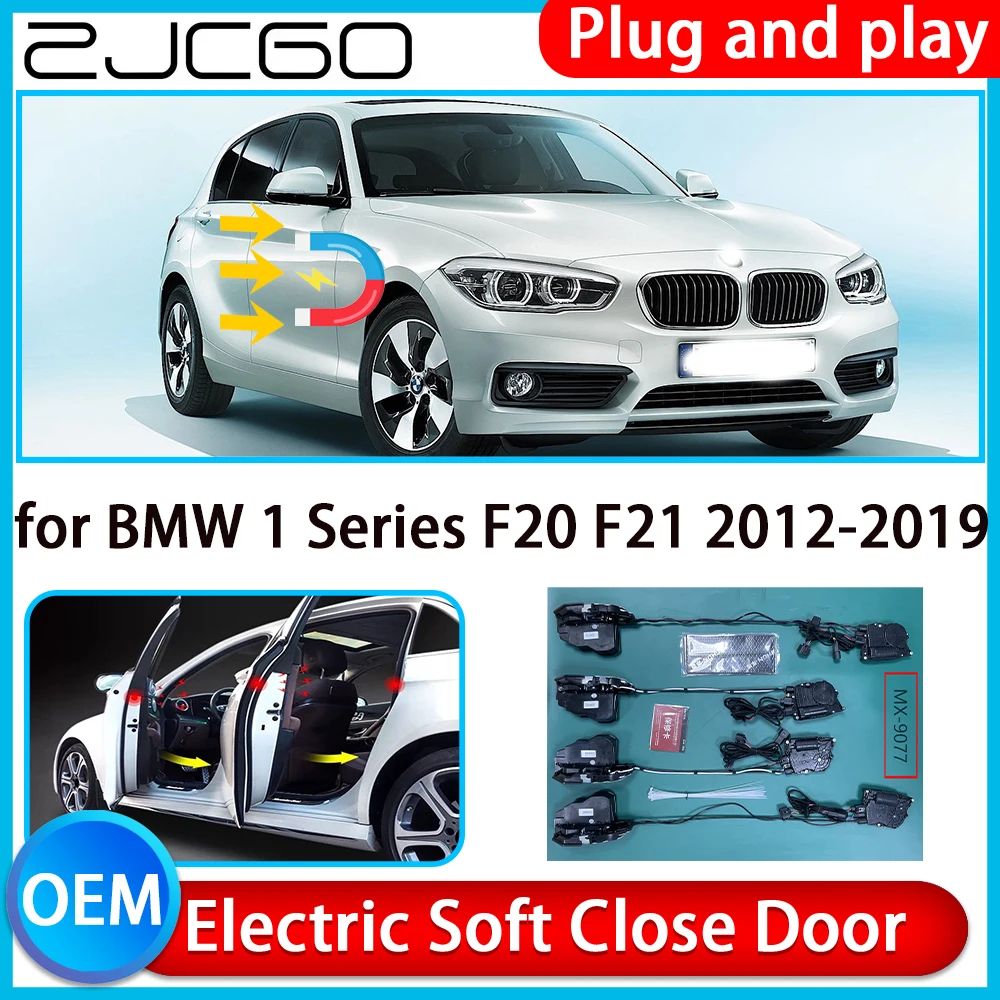 

ZJCGO for BMW 1 Series F20 F21 2012-2019 Auto Pull Car Soft Close Kit Door Power Latch Electric Door Catch Soft Closing Assist