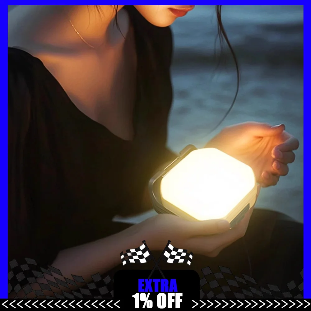 

LEM E68/E88 Лампа для кемпинга USB Перезаряжаемая лампа для кемпинга Портативная непромокаемая уличная лампа 5000 мАч 1000LM Легкий магнитный