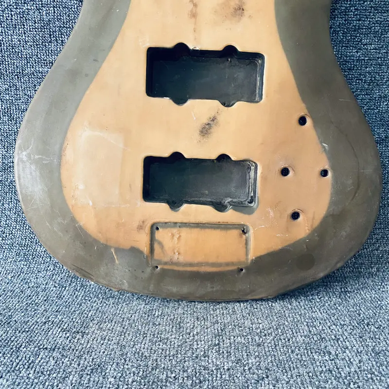 HB475 Active Pickup Electric Bass Unfinished Guitar Body for Decorations Wood Damages CRACKS Special SALES