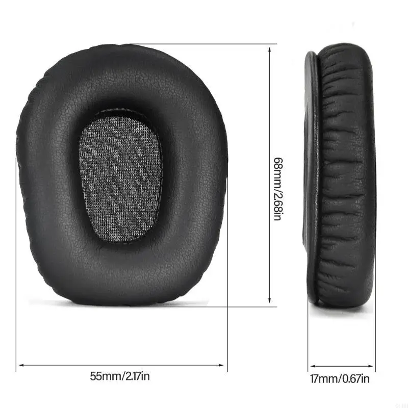 

G6DD Elastics Ear Cushions For Vxi B350XTHeadphone for Prolonged Use Without Pressure