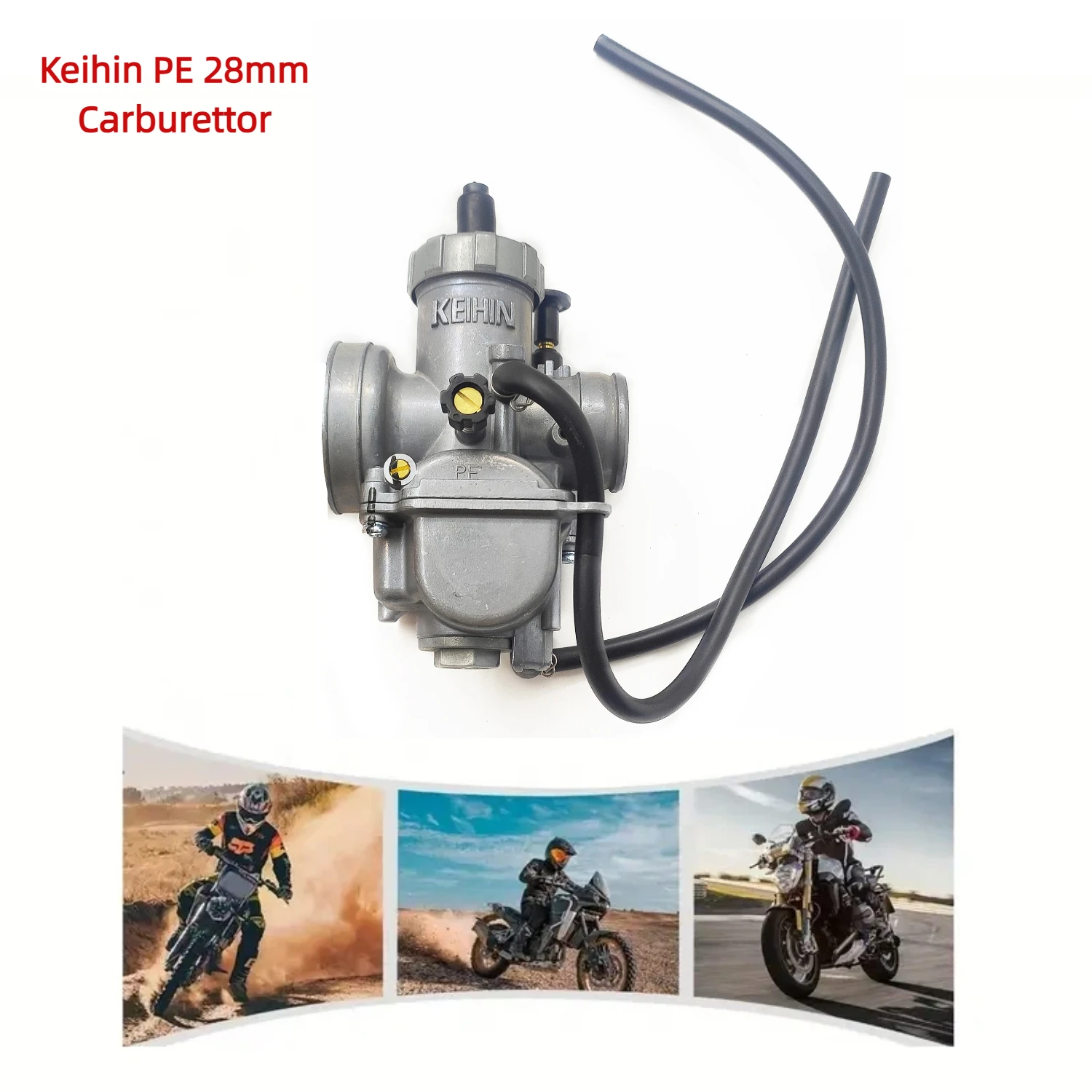 Carburador Original Keihin PE28 de 28mm para motocicleta, Kit de carburador para Honda CR85 CR250 KLX110 125cc Yamaha Dirt Bike Keihin, accesorios