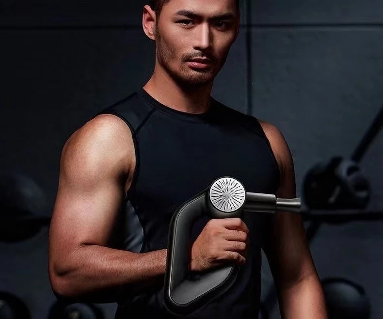 Professional grade sports fascia gun, deep muscle massager, stimulator massage neck membrane grab