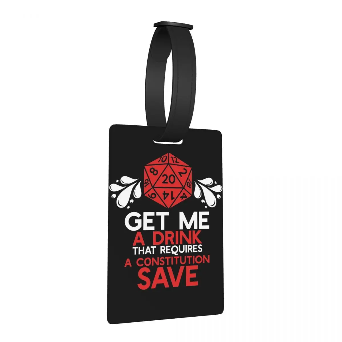 

DND Pen And Paper Gift Id Luggage Tags Suitcase Accessories Travel Portable Baggage Boarding Tag Label Holder ID Name Address