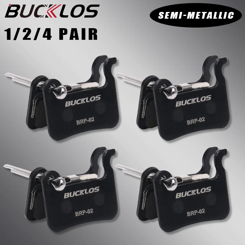 

BUCKLOS Sintered-Metal Bicycle Brake Pads for SHIMANO M06 M06S M07 M07S A01S Bike Disc Brake Pad Hydraulic Brakes Pads