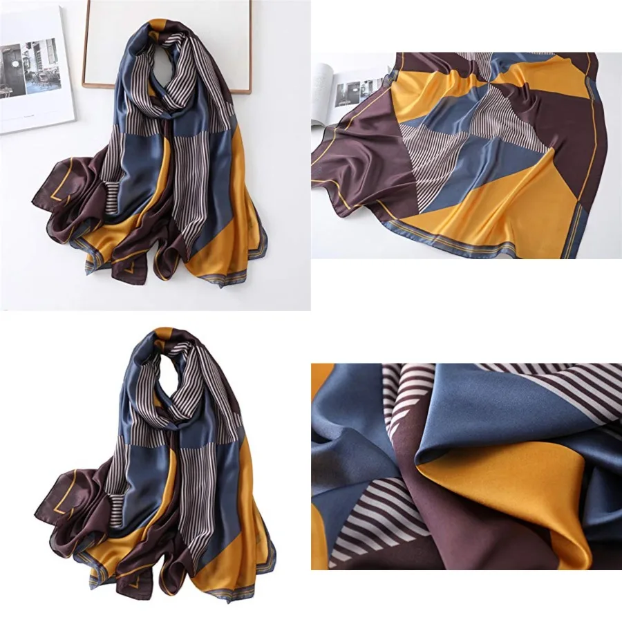 

Fashion Scarves Scarf Silk Feeling Scarves Long Lightweight Sunscreen Shawls for Women, Y13