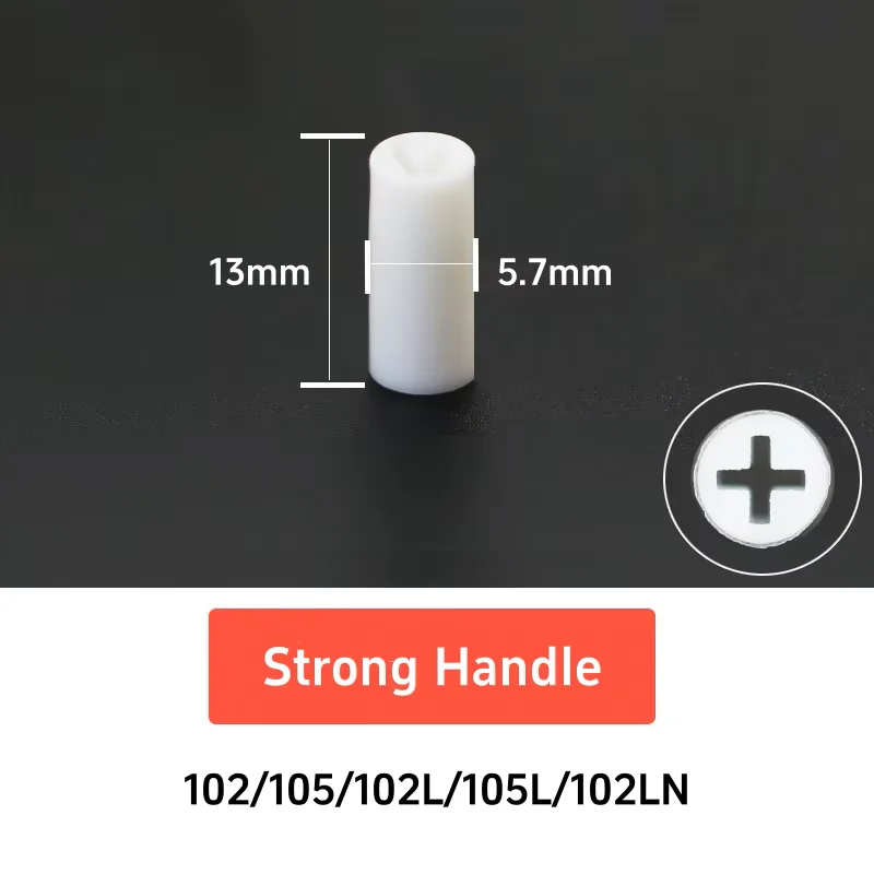 5 قطعة البلاستيك الصليب النايلون اقتران رمح مسمار الحفر ملحق ل 210 90 105L 102 ماراثون H37L1 محرك صغري مقبض قوي المغزل