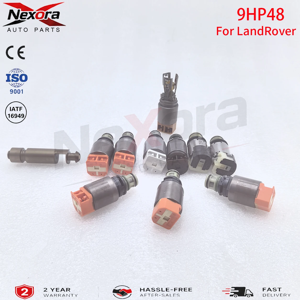 High-Quality 9HP48 ZF9HP48 948TE 9-Speed Valve Solenoid With Valve Core Kit 11Pcs For LandRover Range Evoque Discovery Honda