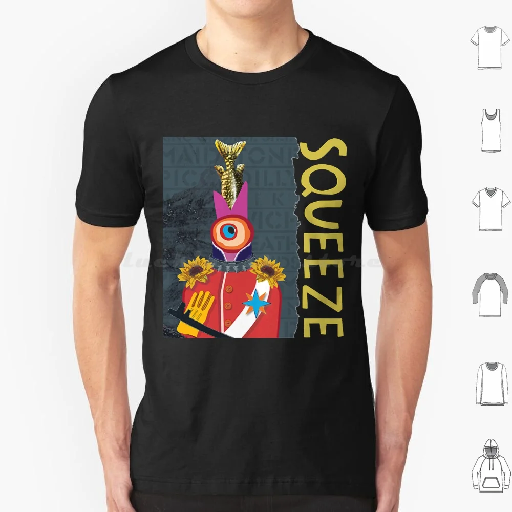 

Vintage Retro Visit Squeeze Band Retro Style Classic T Shirt Big Size 100% Cotton Vintage Retro Visit Squeeze Band Retro Style