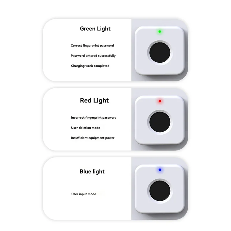 

ABDE-Biometric Fingerprint Lock White Anti-Theft Smart Drawer Lock Keyless Fingerprint Security Furniture Door Lock