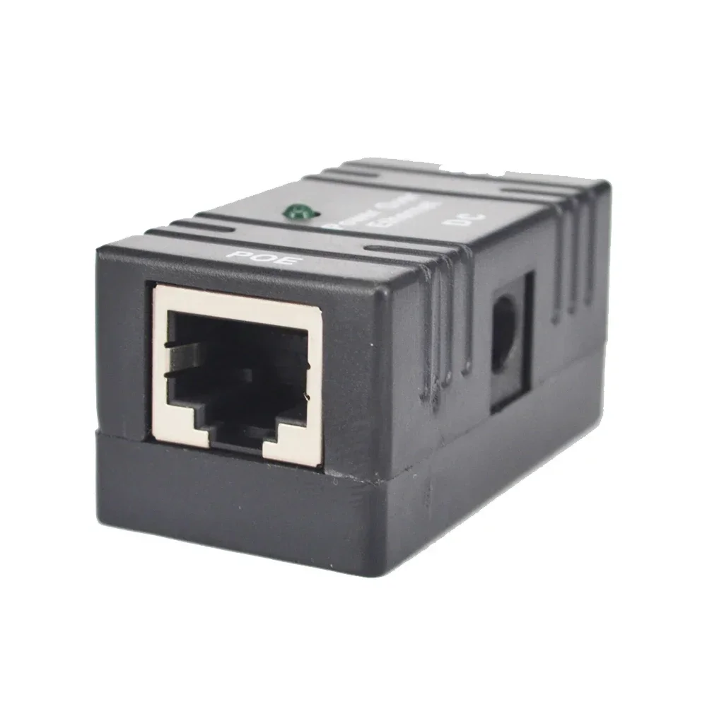 محول حاقن فاصل POE صغير تيار مستمر ملحقات CCTV عبر إيثرنت RJ45 سلبي لكاميرا مراقبة شبكة LAN IP